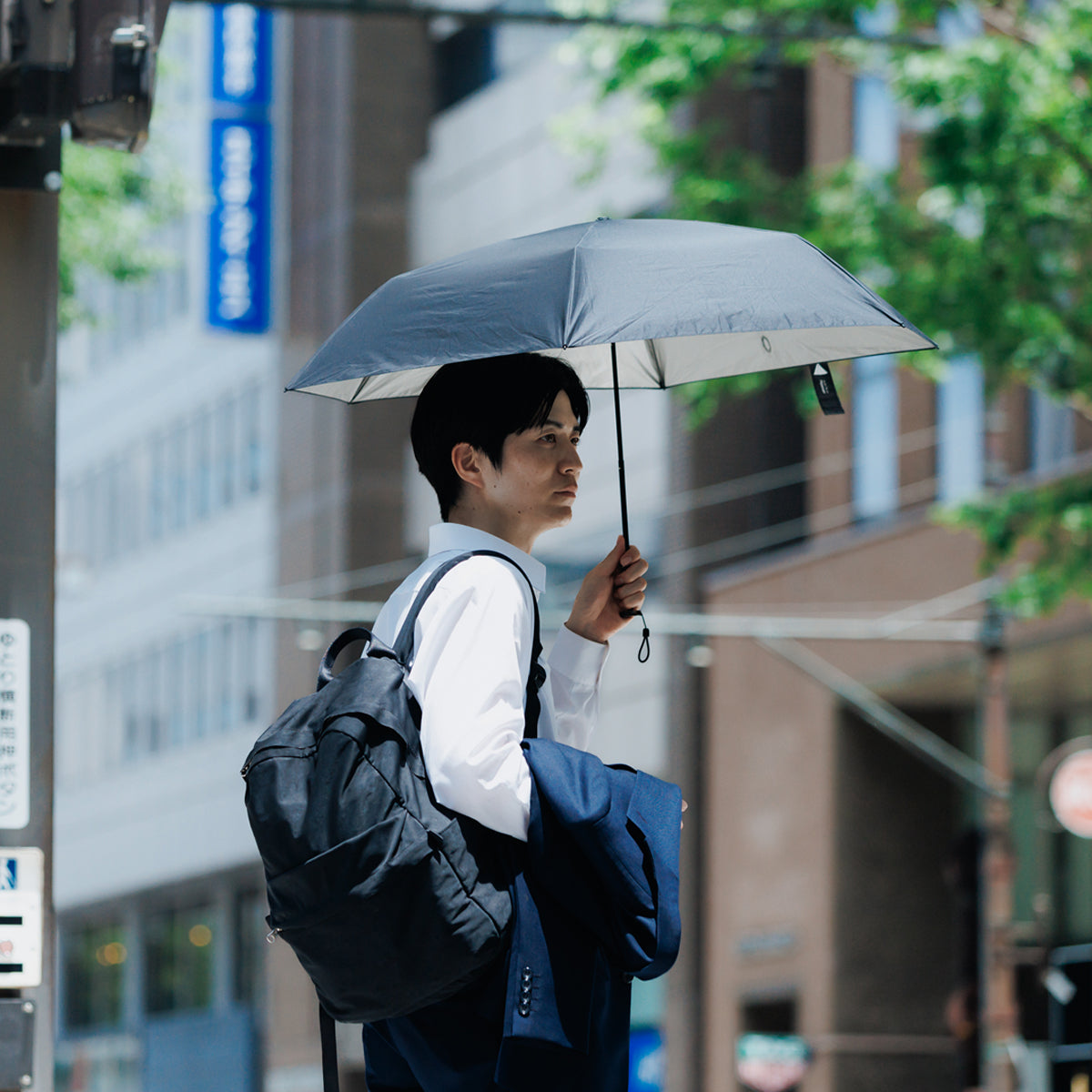 社割限定【Higassan 晴雨兼用折りたたみ日傘 /2段折】 - 小松マテーレORIGINAL