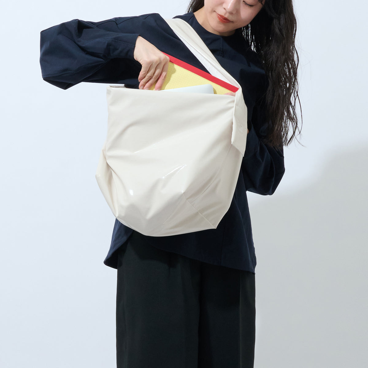 社割限定【てかてかビッグトートバッグ】 - mate-mono