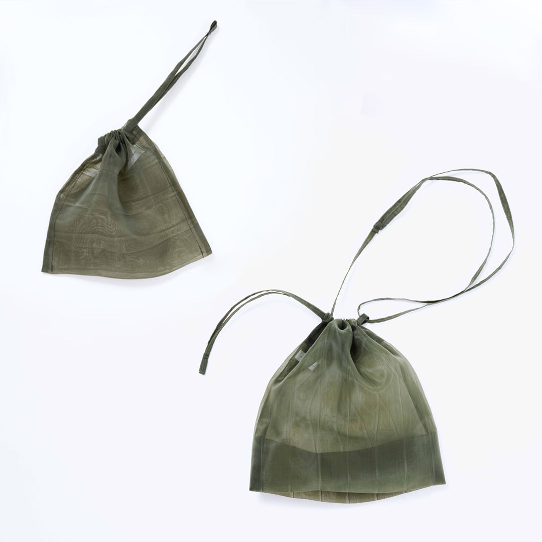 【すけるショルダーバッグ+すける巾着(Sサイズ)セット】 - mate-mono