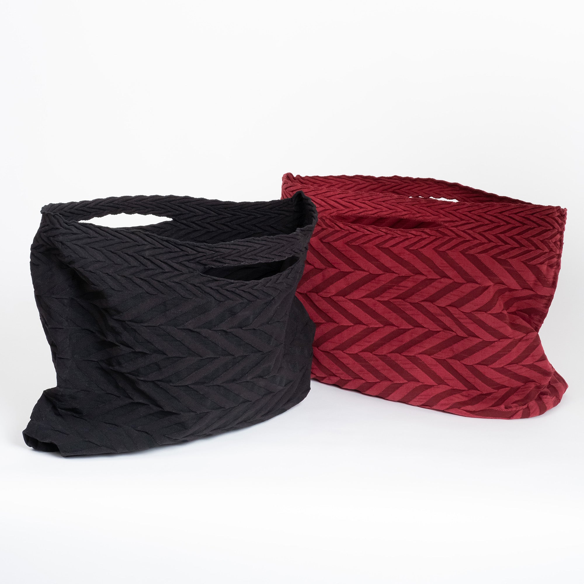 【ヘリンボーンふかみバッグ《秋冬限定カラー》】 - mate-mono