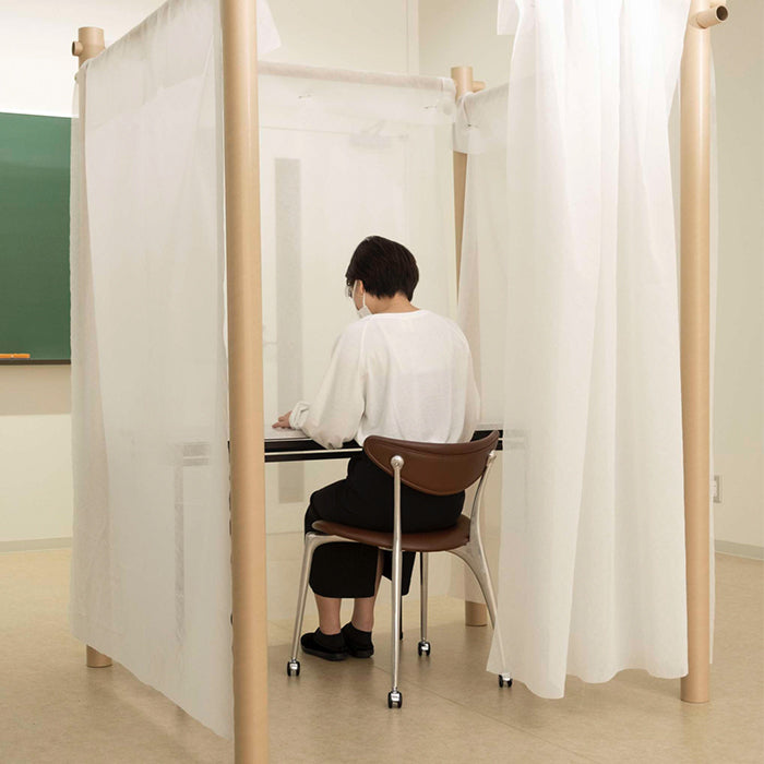 【PPSA 持ち運び・組み立て新型パーティション(透けるタイプ)】 - AEROTECHNO