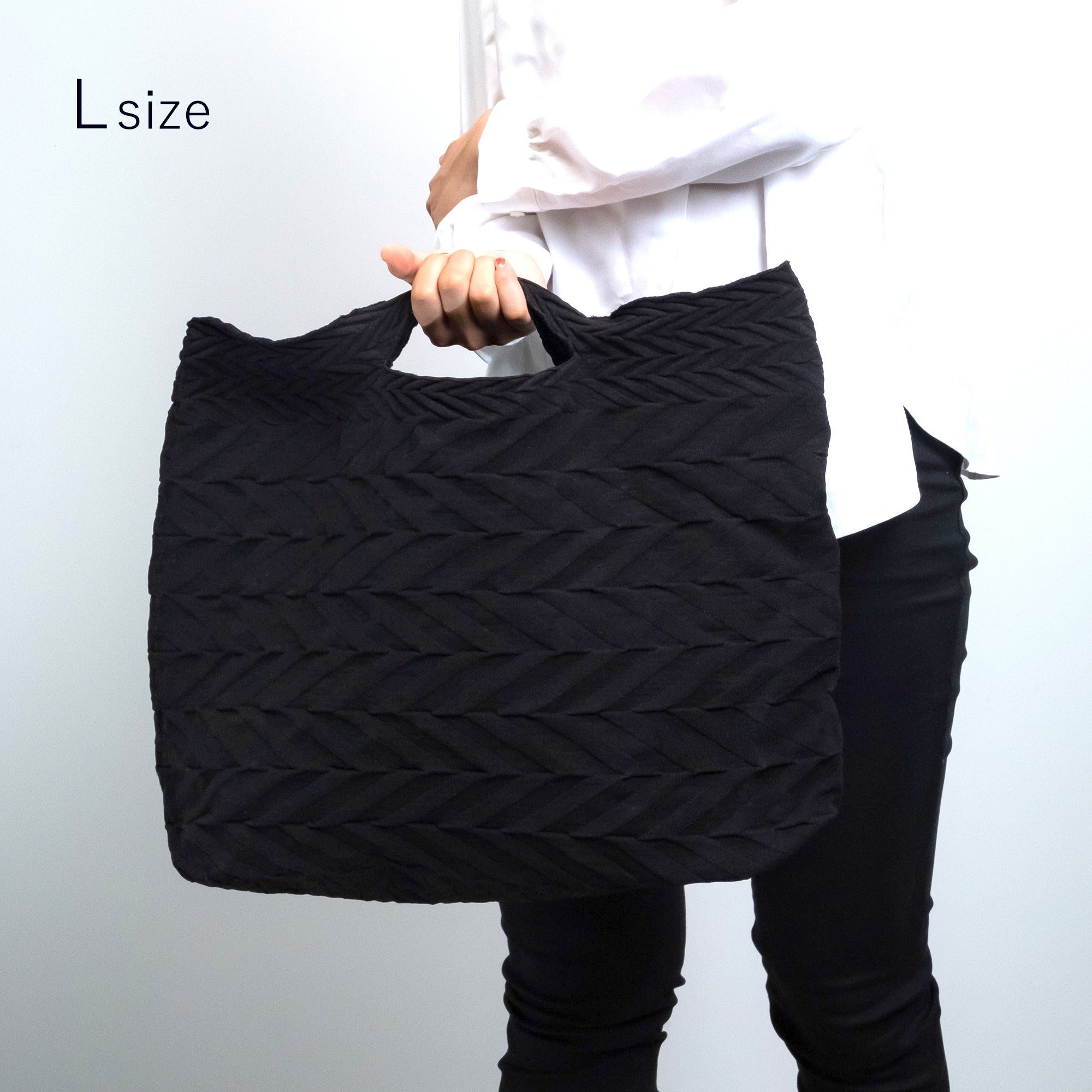 【ヘリンボーンふかみバッグ《秋冬限定カラー》】 - mate-mono