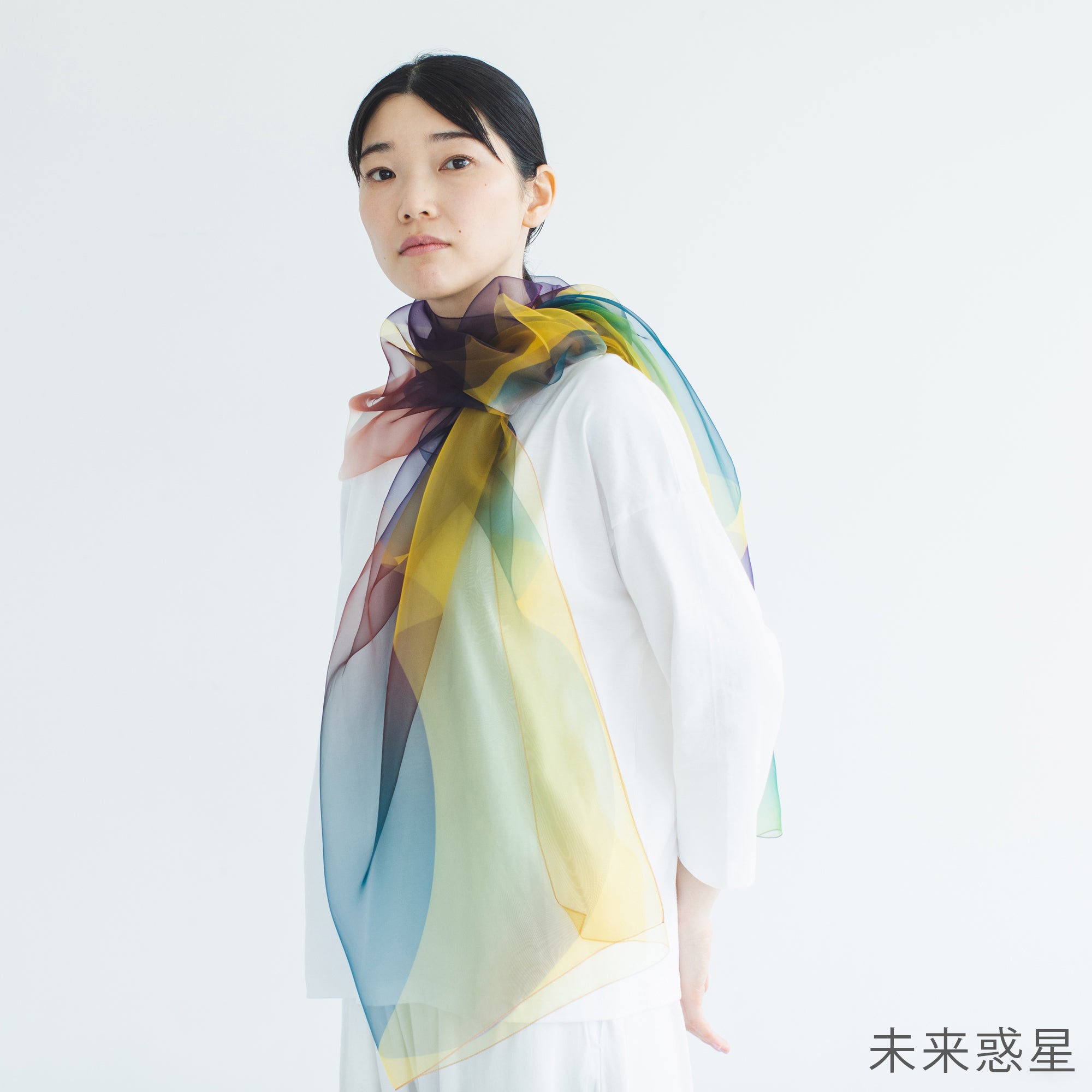 【天女の羽衣】 ストール スカーフ　ー まてーれオリジナル