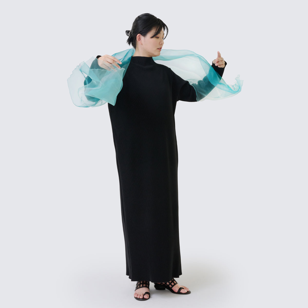 【天女の羽衣®】 ストール 能登の山々　ー まてーれオリジナル