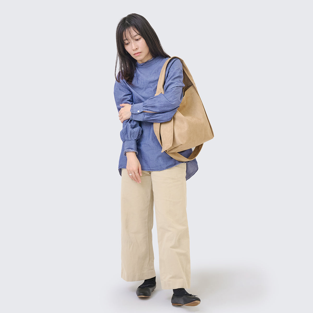 【すべすべバッグ 2wayトート】 － mate-mono