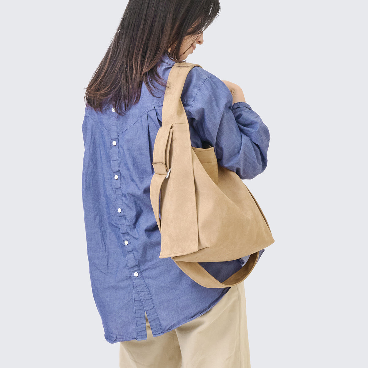 【すべすべバッグ 2wayトート】 － mate-mono