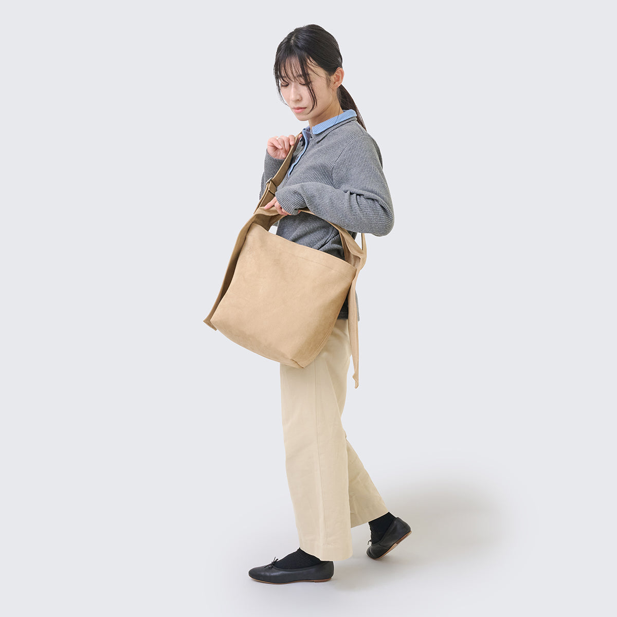 すべすべバッグ 2wayトート】 － mate-mono