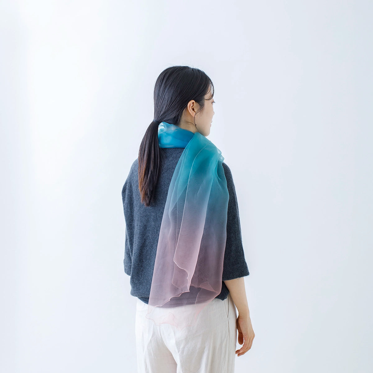 【天女の羽衣®】 ストール グラデーション　ー まてーれオリジナル