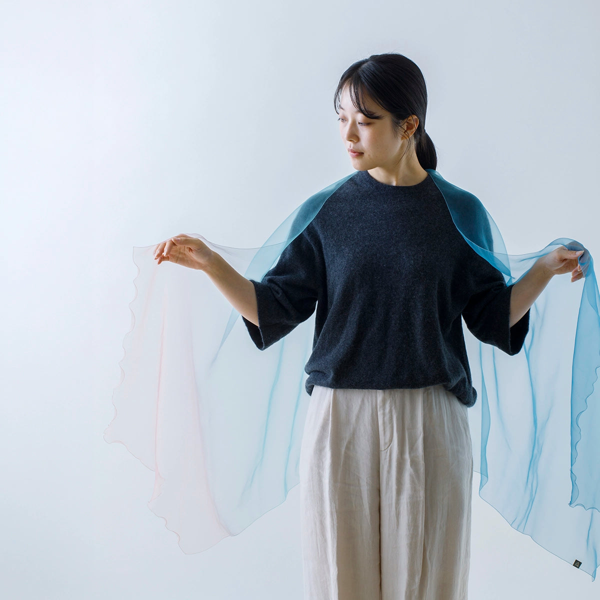 【天女の羽衣®】 ストール グラデーション　ー まてーれオリジナル