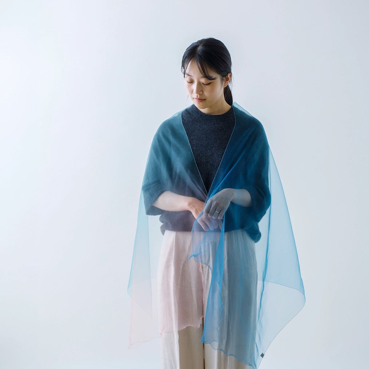 【天女の羽衣®】 ストール グラデーション　ー まてーれオリジナル